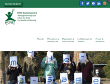Tablet Screenshot of ecpat.de